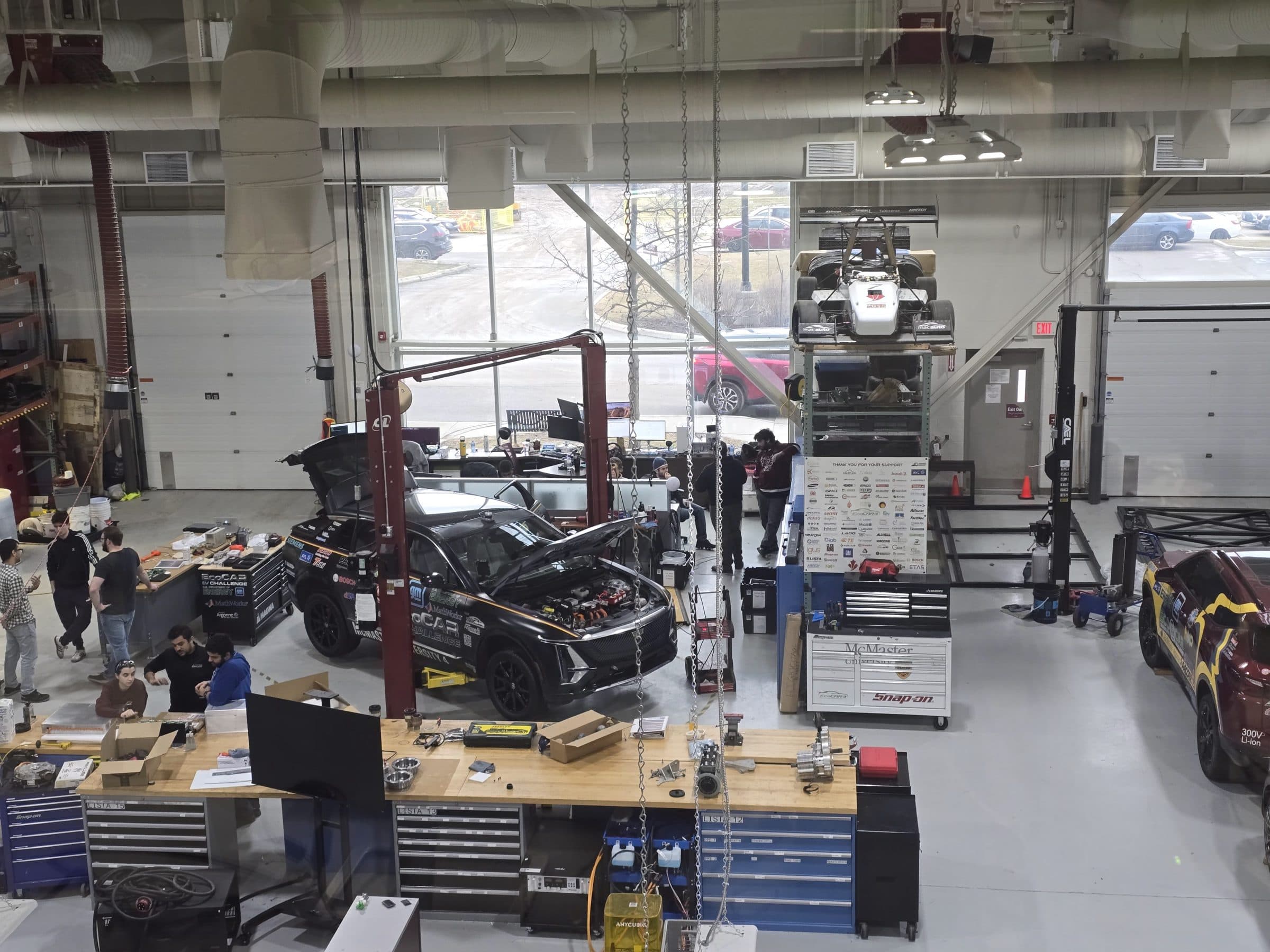 EcoCAR highbay workspace, MARC